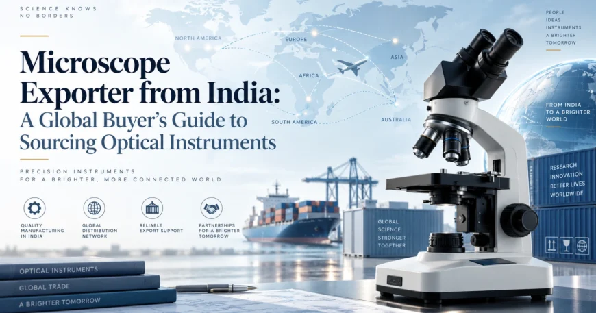 Microscope Exporter from India: A Global Buyer's Guide to Sourcing Optical Instruments